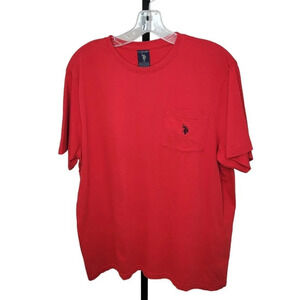 U.S. Polo  Assn. Red Logo Tee